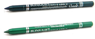

Bonjour Paris Single Apply Green-Pure Green Kajal 42(Green, Pure Green, 2.4 g)