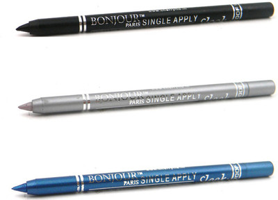 

Bonjour Paris Single Apply 0807201654 Black-Silver-Turquoise Kajal(Black, Silver, Turquoise)