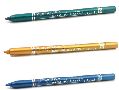 

Bonjour Paris Single Apply 08072016109 Green-Golden-Turquoise Kajal(Green, Golden, Turquoise, 3.6 g)