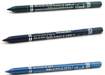 

Bonjour Paris Single Apply 08072016176 Green-Navy Blue-Turquoise Kajal(Green, Navy Blue, Turquoise, 3.6 g)