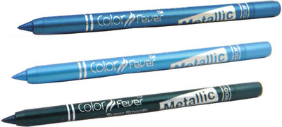 

Color Fever Firozi Colour Kajal Set 014(Blue, Firozi, Dark Green,, 3.6 g)