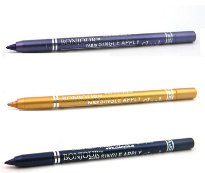 

Bonjour Paris Single Apply 0807201667 Purple-Golden-Navy Blue Kajal(Purple, Golden, Navy Blue, 3.6 g)