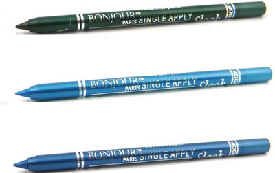 

Bonjour Paris Single Apply 08072016201 Green-Blue-Turquoise Kajal(Green, Blue, Turquoise, 3.6 g)