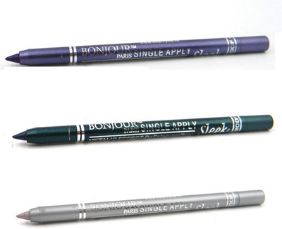 

Bonjour Paris Single Apply 0807201677 Purple-Green-Silver Kajal(Purple, Green, Silver, 3.6 g)