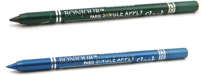 

Bonjour Paris Single Apply Leaf Green-Turquoise Kajal 51(Leaf Green, Turquoise, 2.4 g)