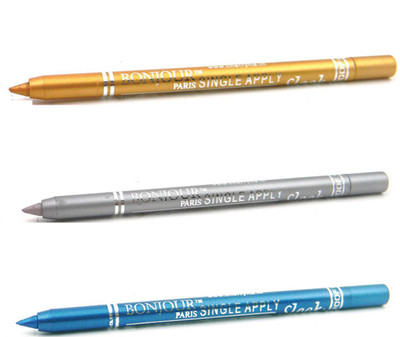 

Bonjour Paris Single Apply 08072016163 Golden-Silver-Blue Kajal(Golden, Silver, Blue, 3.6 g)