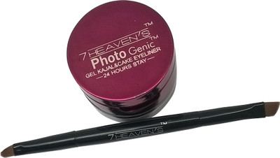 

Brndey 7 Heaven'S Photogenic Gel Kajal & Cake Eyeliner Smudge Proof(Jet Black-H13)
