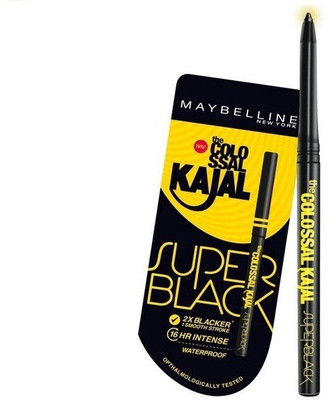 

Maybelline New York Colossal Super Black kajal(black)