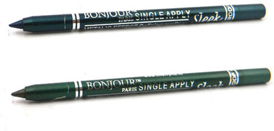 

Bonjour Paris Single Apply Green-Leaf Green Kajal 39(Green, Leaf Green, 2.4 g)