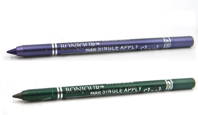 

Bonjour Paris Single Apply Cool Purple-Leaf Green Kajal 14(Cool Purple, Leaf Green, 2.4 g)