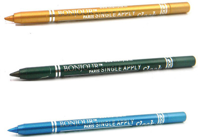 

Bonjour Paris Single Apply 08072016149 Golden-Green-Blue Kajal(Golden, Green, Blue, 3.6 g)