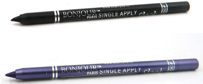

Bonjour Paris Single Apply 47201616 Black- Purple Kajal(Black, Cool Purple, 2.4 g)