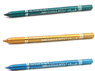 

Bonjour Paris Single Apply 08072016108 Green-Golden-Blue Kajal(Green, Golden, Blue, 3.6 g)
