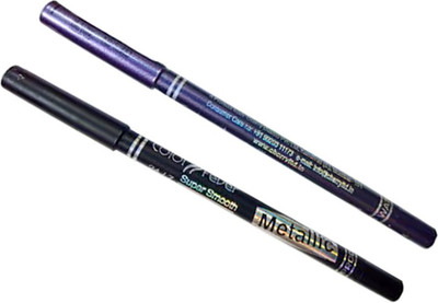 

Color Fever Metllic Kajal 4(Black, Purple,, 4 g)