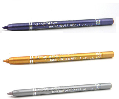 

Bonjour Paris Single Apply 0807201670 Purple-Golden-Silver Kajal(Purple, Golden, Silver, 3.6 g)