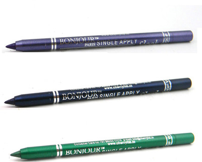 

Bonjour Paris Single Apply 0807201687 Purple-Navy Blue-Green Kajal(Purple, Navy Blue, Green, 3.6 g)