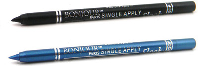 

Bonjour Paris Single Apply 47201626 Black-Turquoise Kajal(Black, Turquoise, 2.4 g)