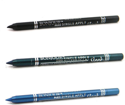 

Bonjour Paris Single Apply 0807201634 Black-Green-Turquoise Kajal(Black, Green, Turquoise, 3.6 g)