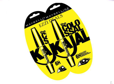 

Maybelline Colossal Kajal 12h Black - (Pack Of 2) 0.35 g(Black)