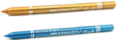 

Bonjour Paris Single Apply Golden-Sky Blue Kajal 37(Golden, Sky Blue, 2.4 g)