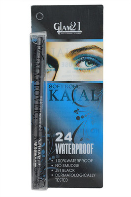 

Glam 21 24WaterproofMakeover Kajal(Black, 1.5 g)