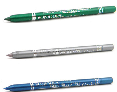

Bonjour Paris Single Apply 08072016219 Green-Silver-Turquoise Kajal(Green, Silver, Turquoise, 3.6 g)