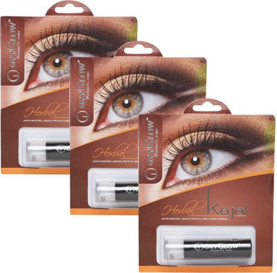 Oxyglow Herbal Kajal(Black, 9 g)