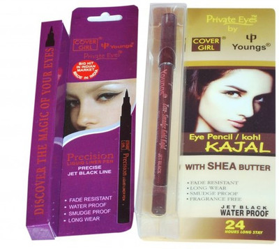 

Cover Girl Kohl & Sketch Kajal (Set of 2)(Black, 20 ml)