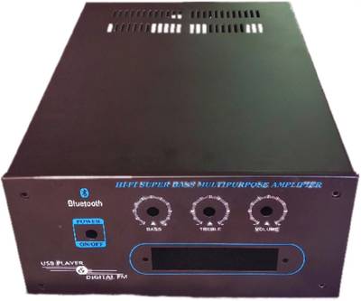 Quality cabinet for amplifier board box body chassis with all screw and cooling fan mosfet audio amplifier cabinet Cabinet  (Black)