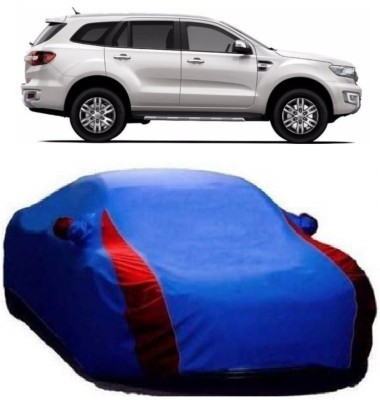 EverLand Car Cover For Ford Endeavour (With Mirror Pockets)(Blue)