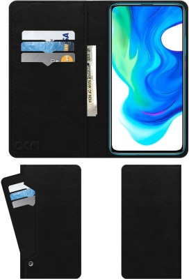 ACM Wallet Case Cover for Xiaomi Poco F2 Pro(Black, Cases with Holder, Pack of: 1)