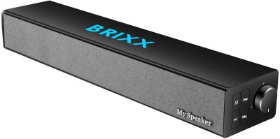 Brixx Soundbar Multimedia 20 W Bluetooth Speaker(Black, 2.0 Channel)