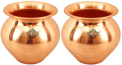 

IndianArtVilla Lota Copper Kalash(Height: 10.414 inch, Brown)