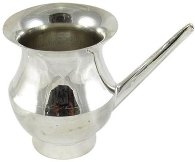 

GoldGiftIdeas Pooja Kalash, Pooja Items for Home, Silver Plated Kalash(Height: 3 inch, Silver)