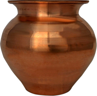 

Uncommon Stuffs Copper Kalash(Height: 4 inch, Brown)