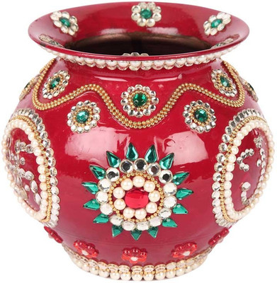 

Suman Creations Copper Kalash(Height: 14.5 inch, Red)