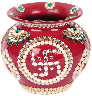 

Suman Creations Copper Kalash(Height: 12 inch, Red)