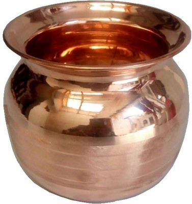 

Tarun Traders Luxury Pooja Lota 800 ml Copper Kalash(Height: 5 inch, Brown)