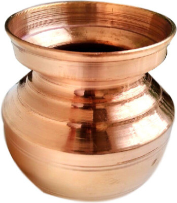 

Divine Temples Copper Kalash(Height: 4.33 inch, Brown)