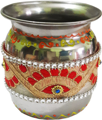 

CraftEra Steel Kalash(Multicolor)