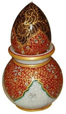 

Shreeng Elegant Marbel Pooja Kalash For Family Marble Kalash(Red)