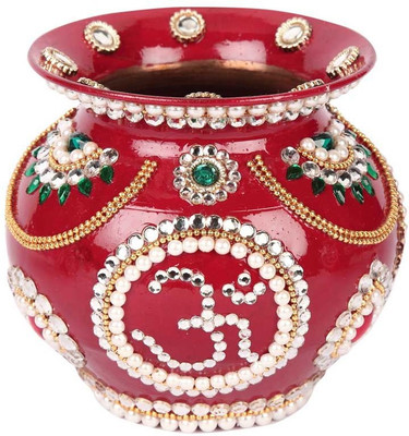

Suman Creations Copper Kalash(Height: 14 inch, Red)