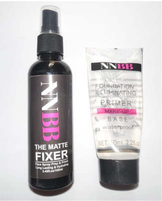 nnbb FIXER SPRAY PRIMER COMBO KIT (50) ML(2 Items in the set)