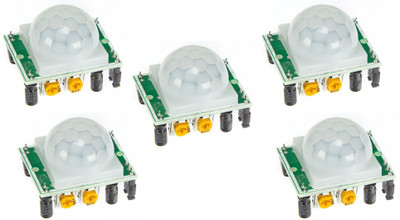 Solnoi Electronics 5 x HC-SR501 Pyroelectric Infrared PIR Motion Sensor Detector Module (5 pcs) Electronic Components Electronic Hobby Kit