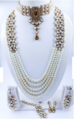 catalyst venture Copper Gold, White Jewellery Set(Pack of 1)