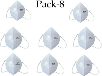 Oricum C295-1005 Non woven White Mouth Nose Cover Anti-pollution ,Washable ,Smoke allergy Mask (Pack of 8) sku1005-c295 non woven-(Pack of 8)  (White, Free Size, Pack of 8)