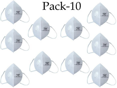 Swiggy C295-1005 Non woven White Mouth Nose Cover Anti-pollution ,Washable ,Smoke allergy Mask (Pack of 10) sku1005-c295 non woven-(Pack of 10)(White, Free Size, Pack of 10)