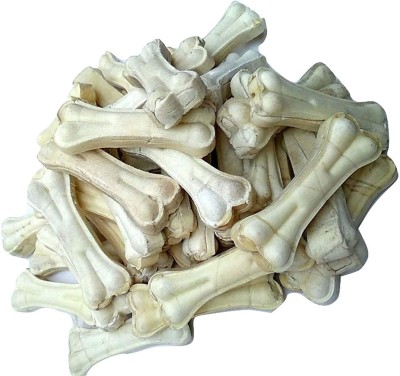 Foodie Puppies Raw Hide Pressed Dog Bones for Chewing & Munching (6inch, 5kg) Chicken Dog Chew(5 kg, Pack of 1)