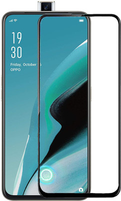 HOBBYTRONICS Edge To Edge Tempered Glass for Oppo Reno2 F(Pack of 1)