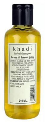 Khadi Herbal Honey & Lemon Juice Shampoo 210 ML(210 ml)